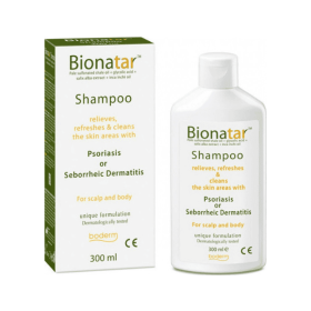 Boderm Bionatar Shampoo, Σαμπουάν για την Αντιμετώπιση Ψωρίασης ή Σμηγματορροϊκής Δερματίτιδας 300ml